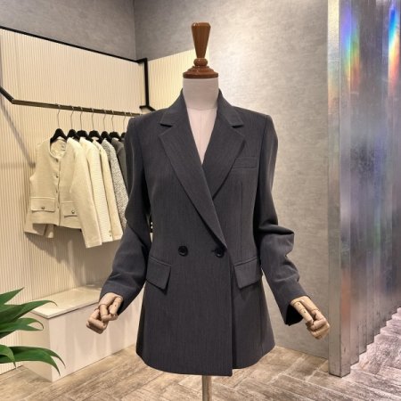 뒤트임 카라 셋업 자켓