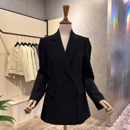 뒤트임 카라 셋업 자켓