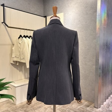 뒤트임 카라 셋업 자켓