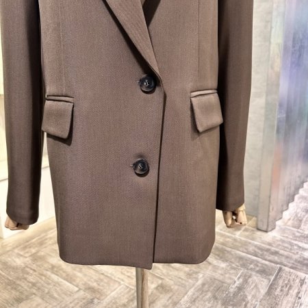 체크 롤업 소매 정장 자켓