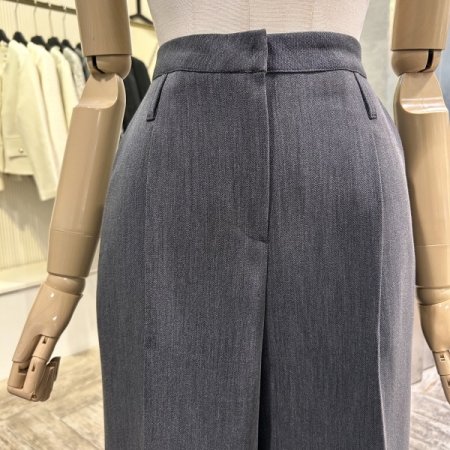 원턱 와이드 정장 팬츠