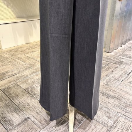 원턱 와이드 정장 팬츠