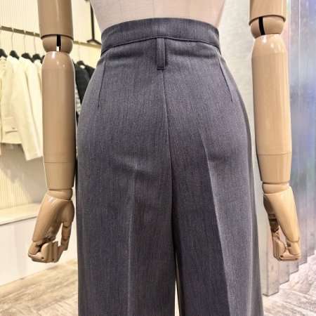 원턱 와이드 정장 팬츠