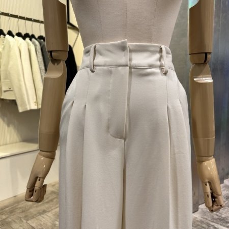 와이드 투턱 정장 팬츠