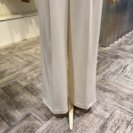 와이드 투턱 정장 팬츠