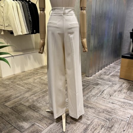 와이드 투턱 정장 팬츠