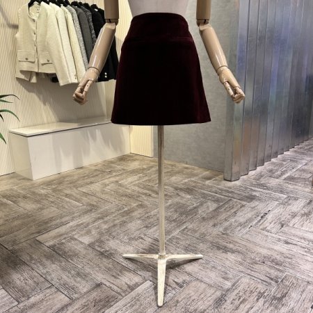 A라인 골덴 미니 스커트