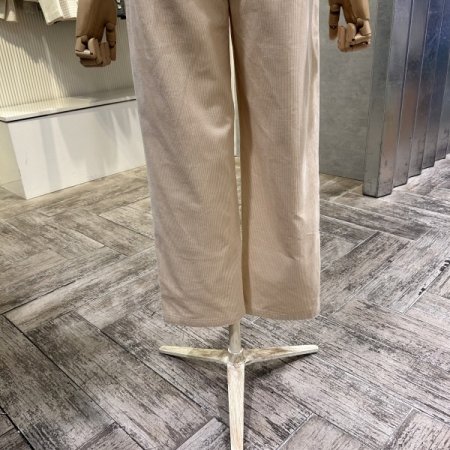 백 밴딩 코듀로이 일자 팬츠