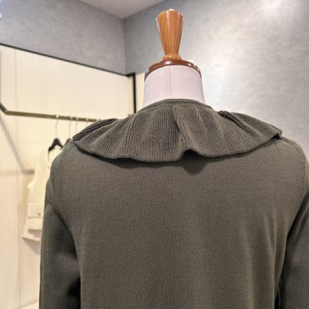 프릴 스트랩 가디건