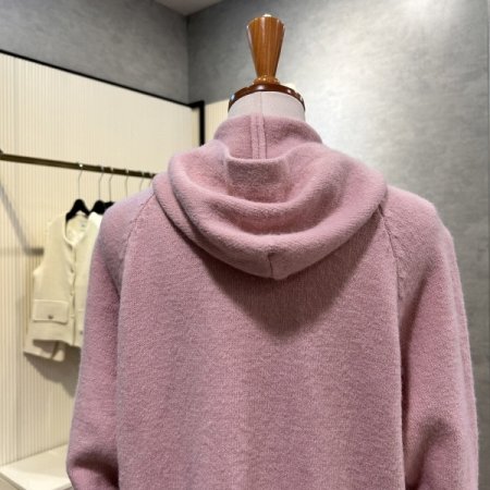 집업 후드 니트 가디건