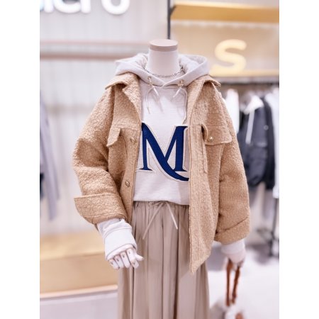 오버핏 퀼팅안감 뽀글이 점퍼