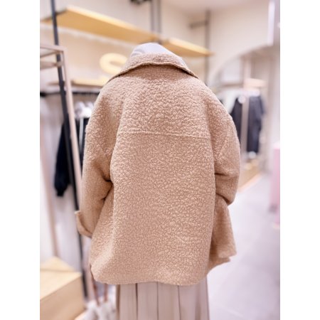 오버핏 퀼팅안감 뽀글이 점퍼