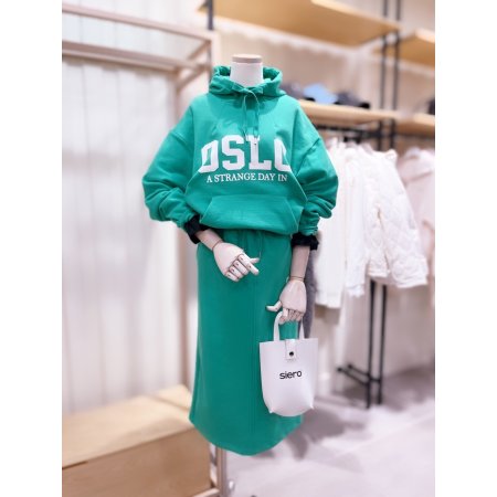 OSLO PRINT 후드 맨투맨