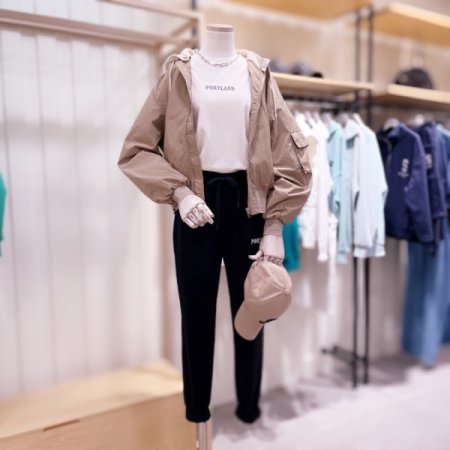 져지후드 탈착 단면립 항공점퍼	