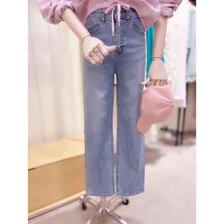 스트레이트핏 라이트 데님