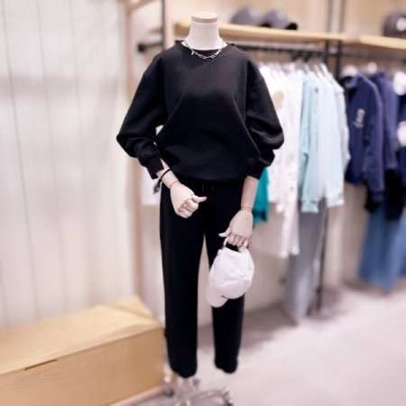 사이즈절개 풀밴딩 카고 조거 팬츠	