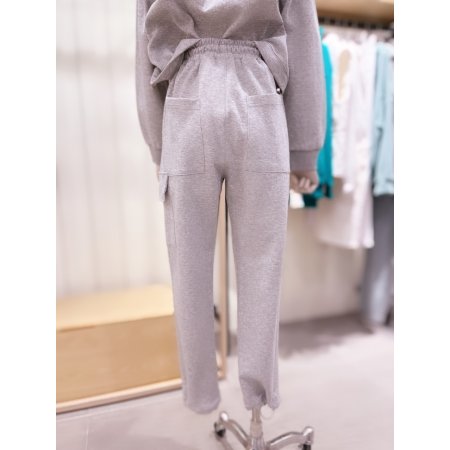 사이즈절개 풀밴딩 카고 조거 팬츠	