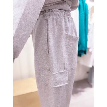 사이즈절개 풀밴딩 카고 조거 팬츠	