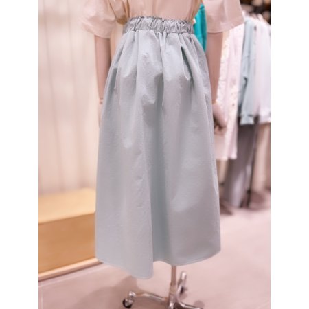 사선 포켓 디테일 밴딩 스커트