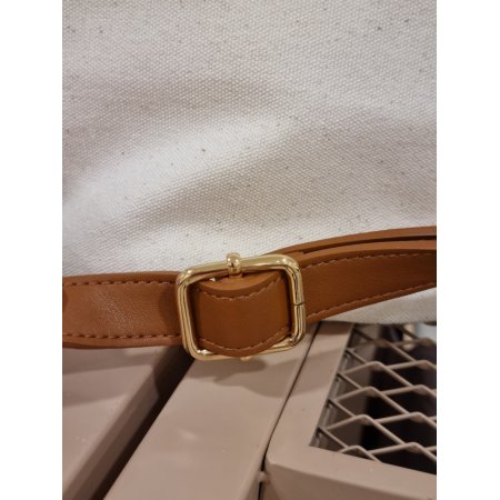 레터링 프린트 캔버스 숄더백