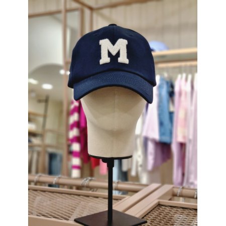 M로고 부클자수 볼캡