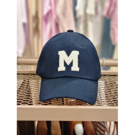 M로고 부클자수 볼캡