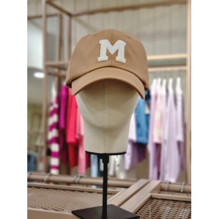 M로고 부클자수 볼캡