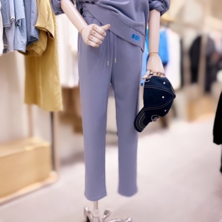 포켓 디테일 져지 팬츠