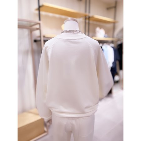 S후로피 밑단 스트링 맨투맨 티셔츠