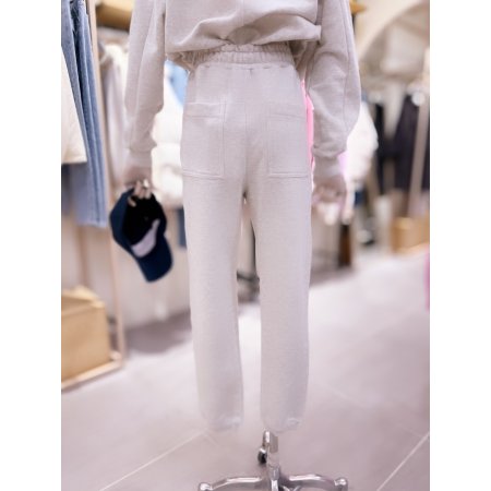 레터링 밴딩 져지 팬츠