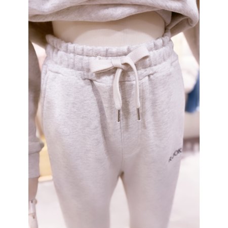 레터링 밴딩 져지 팬츠