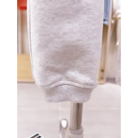 레터링 밴딩 져지 팬츠