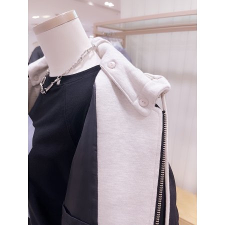 후드 탈착 오버핏 패딩 항공 점퍼