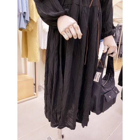 요루 주름 롱 원피스