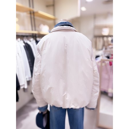 소매 탈부착 소프트 패딩 점퍼