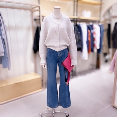 보카시 멀티컬러원사 루즈핏 가디건