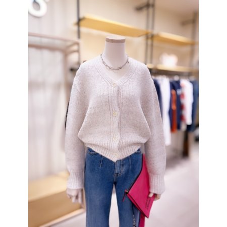 보카시 멀티컬러원사 루즈핏 가디건