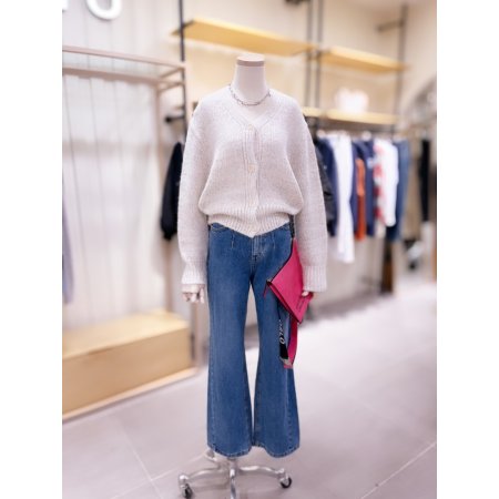 보카시 멀티컬러원사 루즈핏 가디건