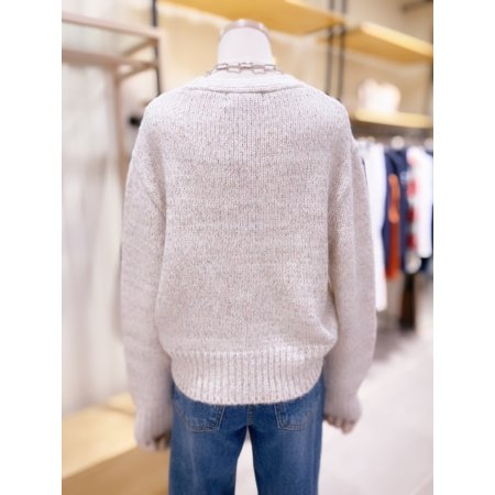 보카시 멀티컬러원사 루즈핏 가디건