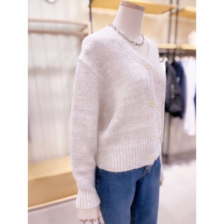 보카시 멀티컬러원사 루즈핏 가디건