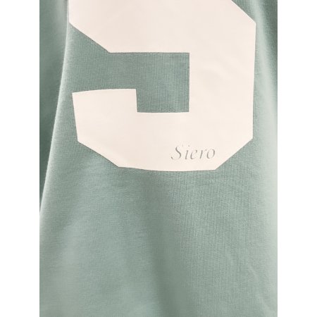 후로피 밑단 스트링 맨투맨 티셔츠