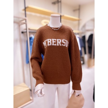 엠버시 자가드 풀오버