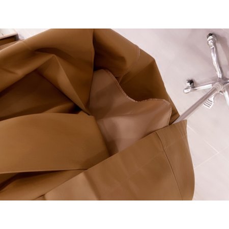 맞턱 디테일 미디 기장 스커트