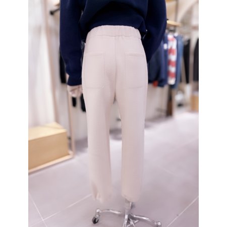 플리스 배기 핏 팬츠