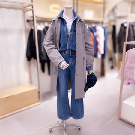 아웃포켓 롱기장 맥코트