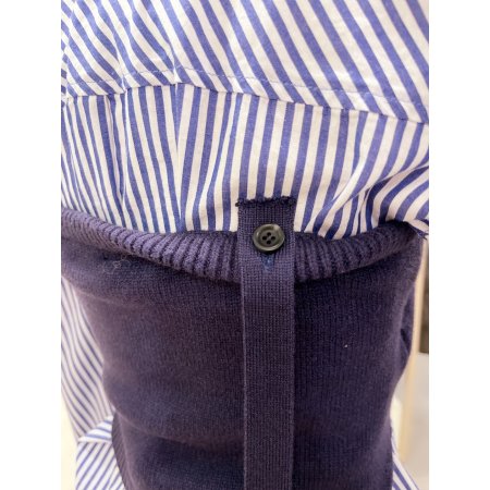 언발란스 니트 뷔스티에