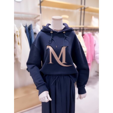 데끼 테두리 M아플리케 후드 티셔츠