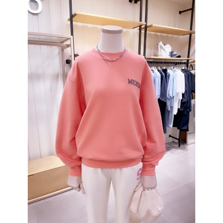 MICHIGAN 절개 자수 맨투맨