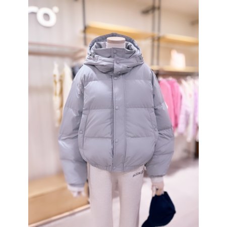 후드 탈부착 다운 점퍼