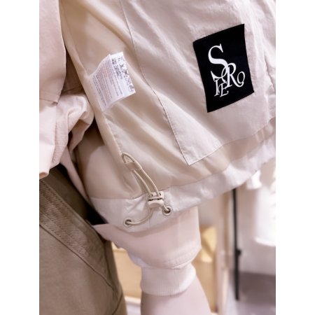 변형퀼팅 후드 다운 베스트